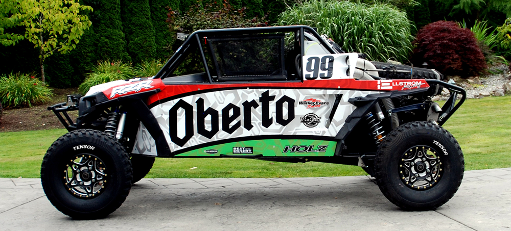 Oberto painted UTV profile
